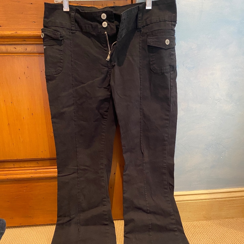 Brandy Melville Flared Cargo Pants